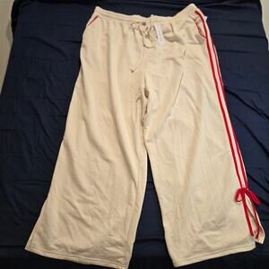 NWT Gilli High-rise Wide-leg Joggers Track Pants Side Stripe Athleisure Sz 3X